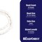 The Bead Chest White Tube Natural Wood Beads (15x8mm): Organic Eco-Friendly Wooden Bead Strand for DIY Jewelry, Crafts, Necklace and Bracelet Making